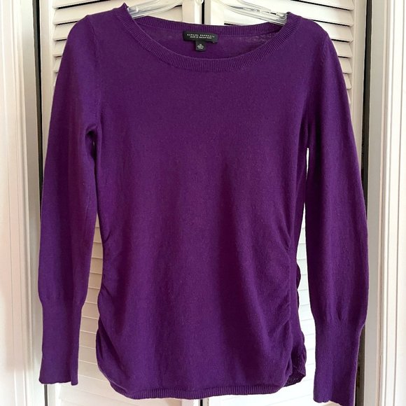 Banana Republic Sweaters - Banana Republic Womens Purple Sweater Size Medium Wool/Cashmere